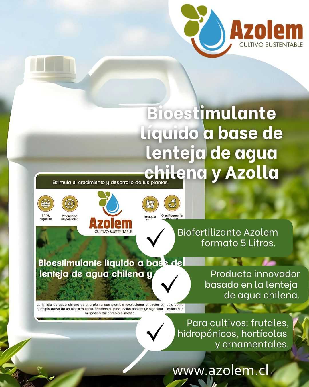 1 Azolem Bioestimulante liquido 5 litros